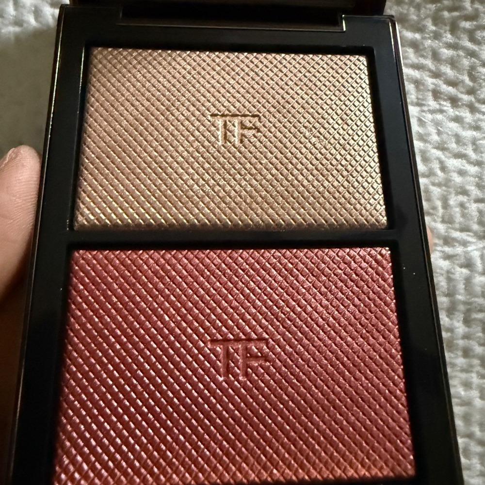 Tom Ford Gold and Red Blush Compact